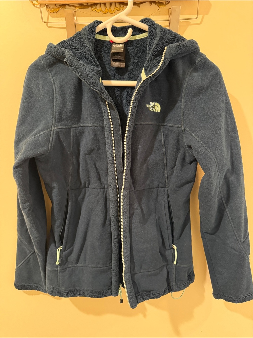The North Face W's Teal Hooded Fleece Jacket